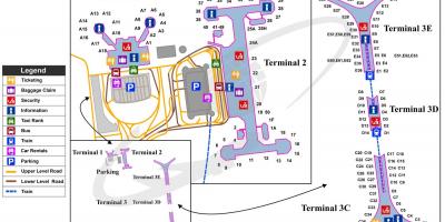 Pekingi lennujaam kaart