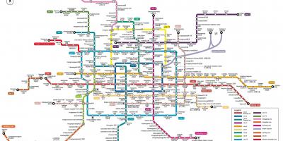 Kaart Pekingi metroo jaam