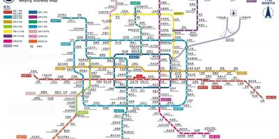 Pekingi metroo jaam kaart