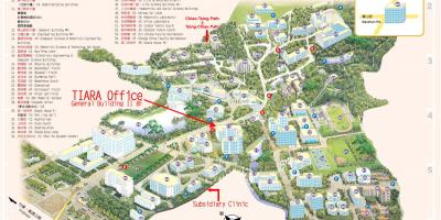Tsinghua ülikooli linnaku kaart