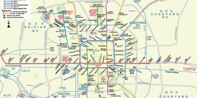 Pekingi metroo kaart